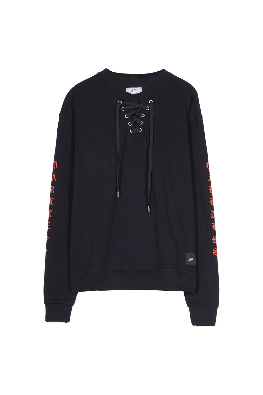 Sixth June - Sweat lacets typo gothique Sixth June noir