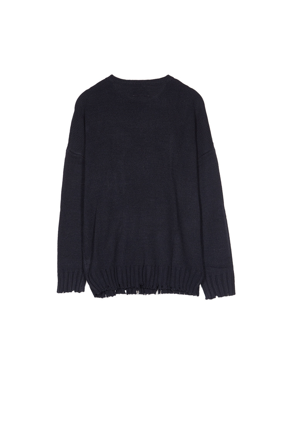 Sixth June - Pull déchiré large noir