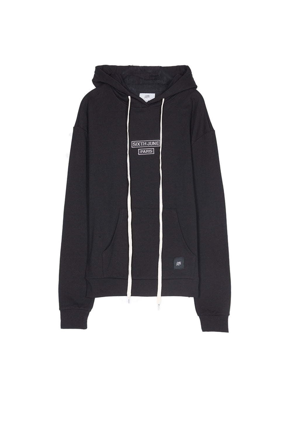 Sixth June - Sweat capuche logo brodé noir