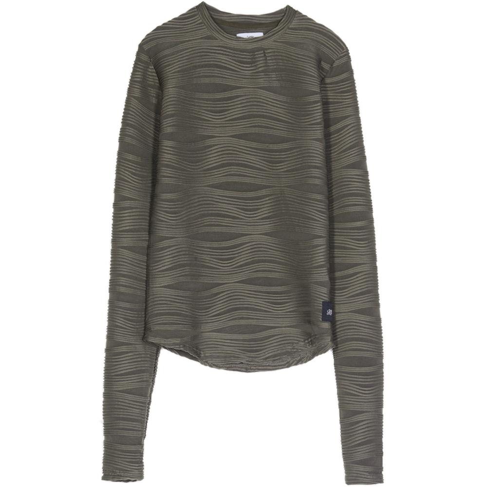 Waves Relief T-Shirt Khaki