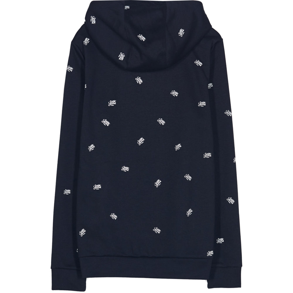 Sixth June - Sweat capuche logomania noir