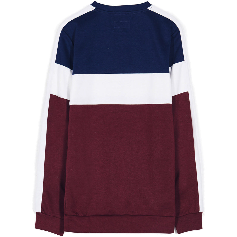 Sixth June - Sweat tricolore logo rouge bleu blanc