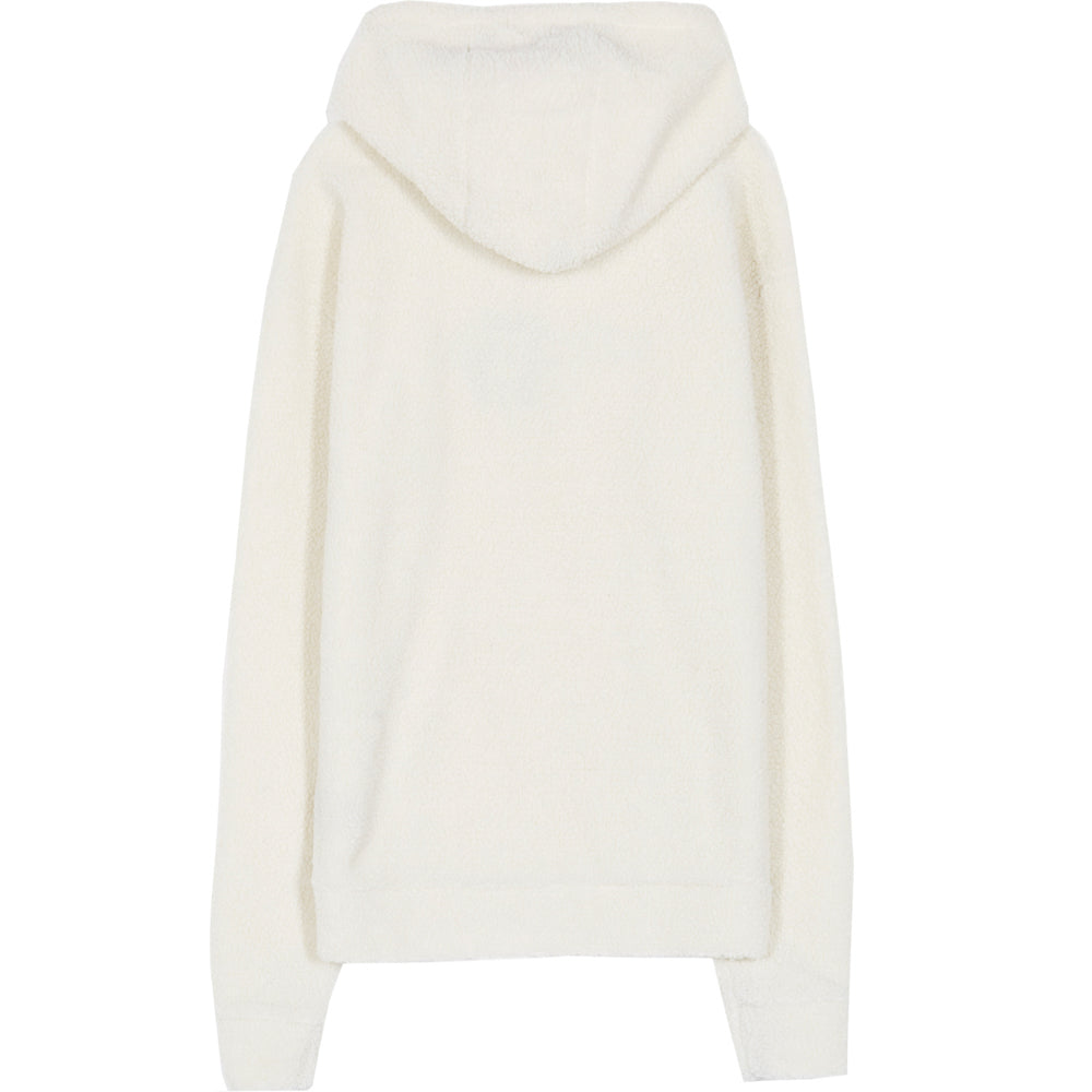 Sixth June - Sweat capuche oversize fourrure beige
