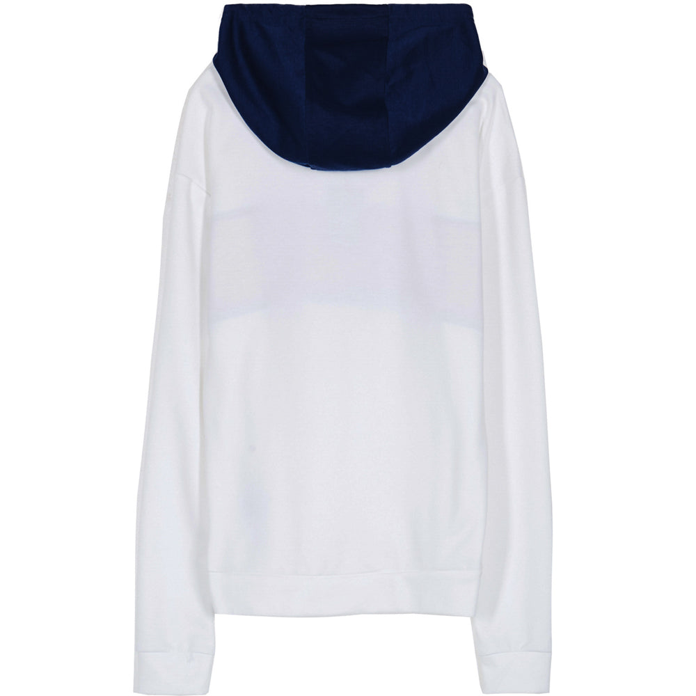 Sixth June - Sweat capuche tricolore blanc rouge bleu