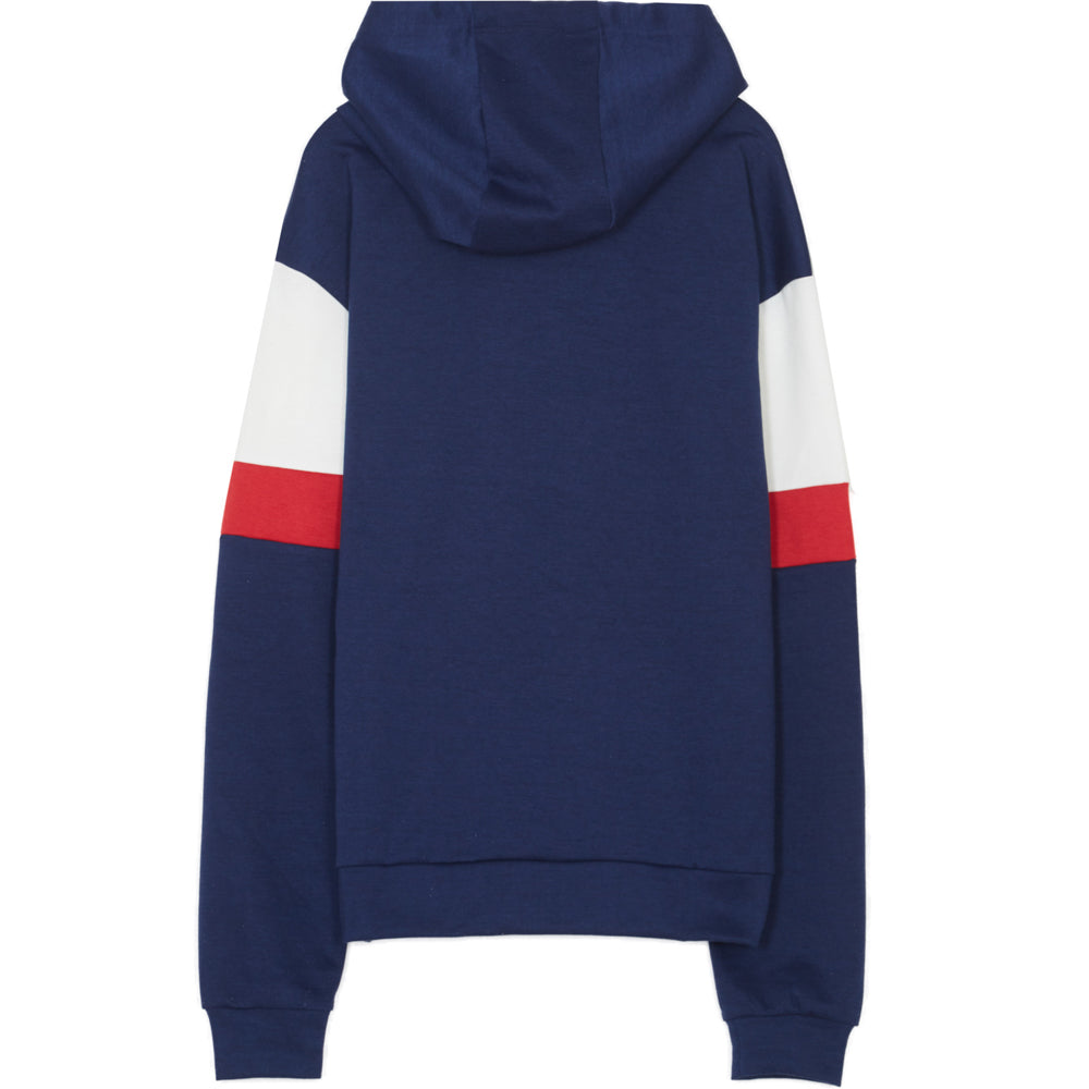 Sixth June - Sweatshirt manches tricolores bleu rouge blanc