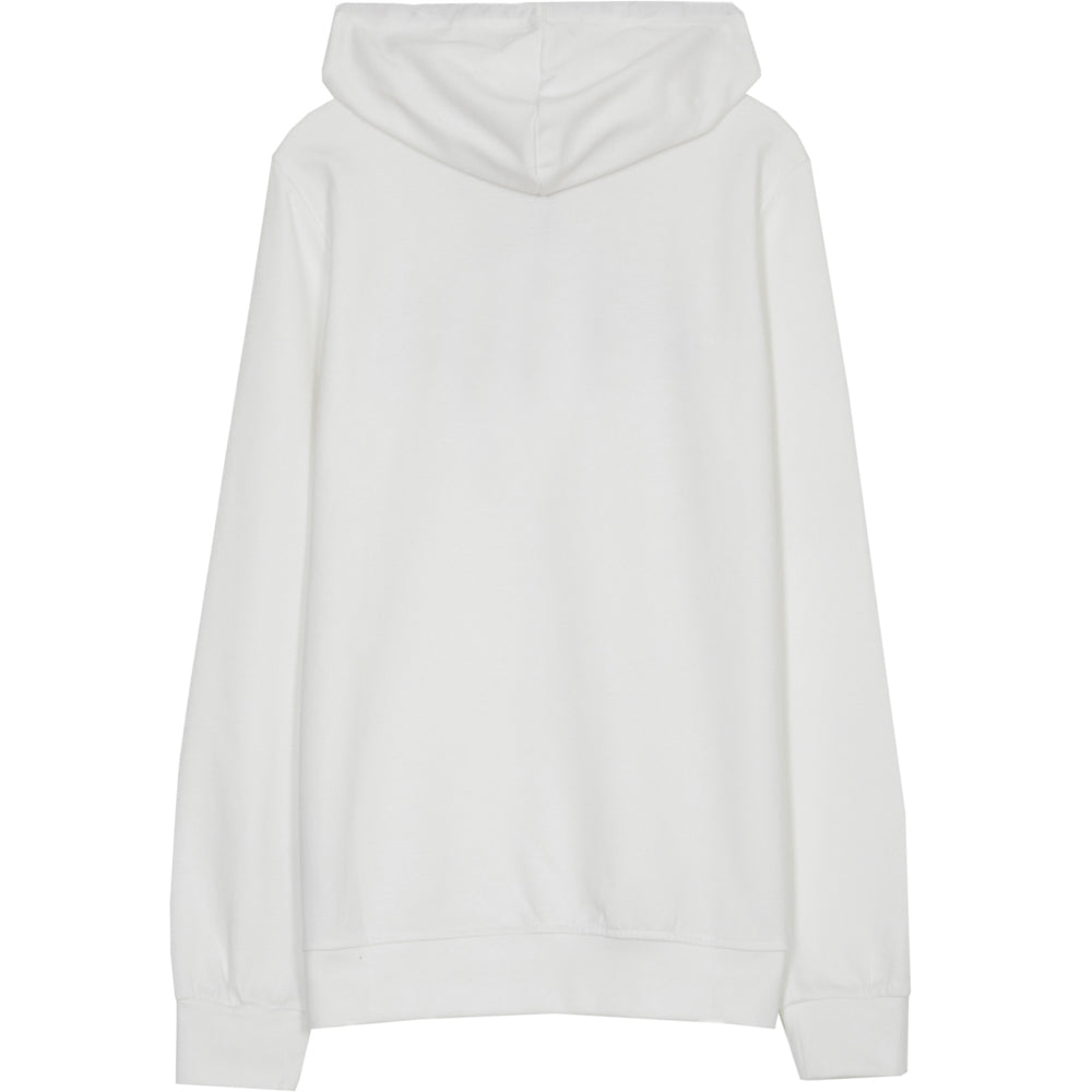 Sixth June - Sweatshirt capuche logo université blanc