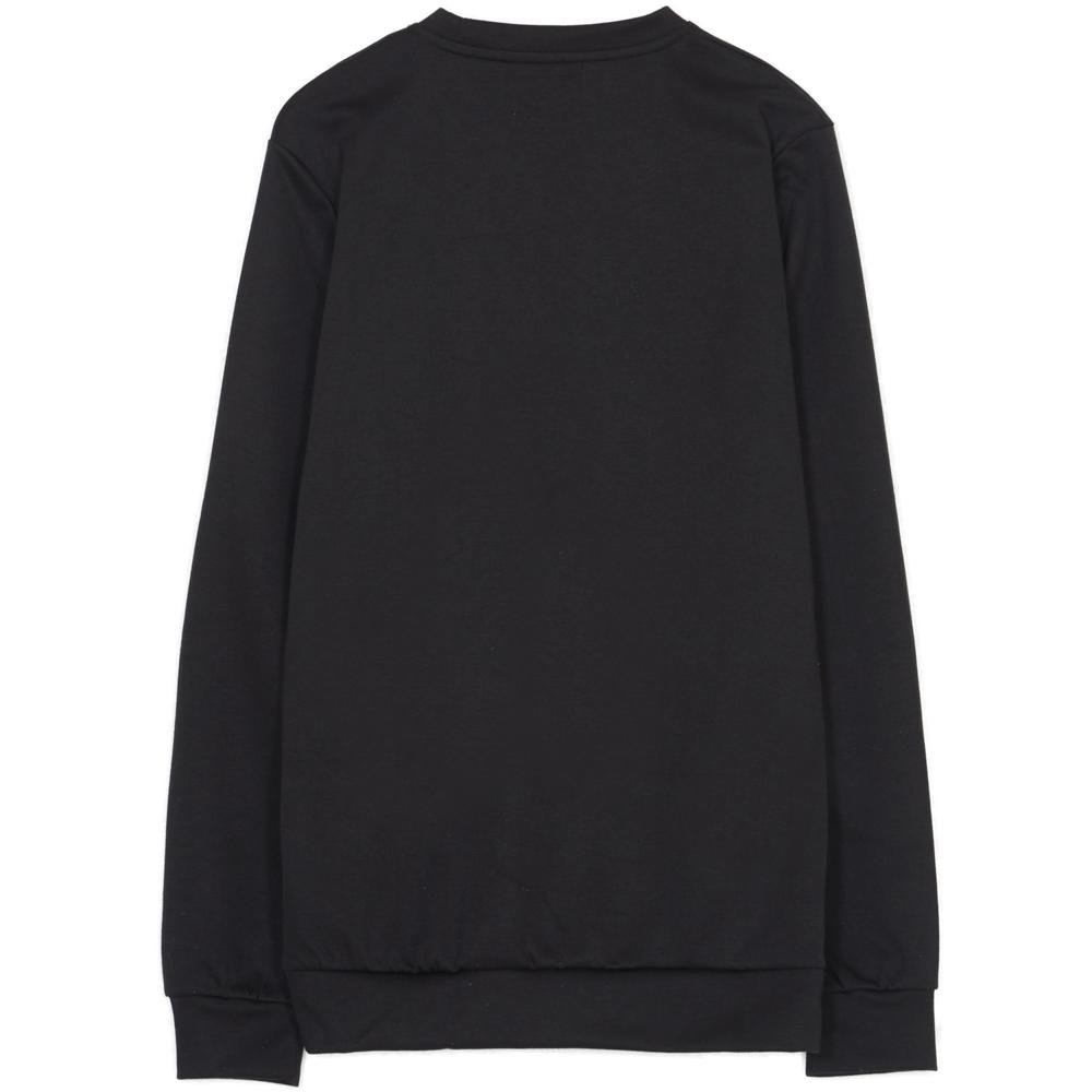 Sweatshirt logo université noir