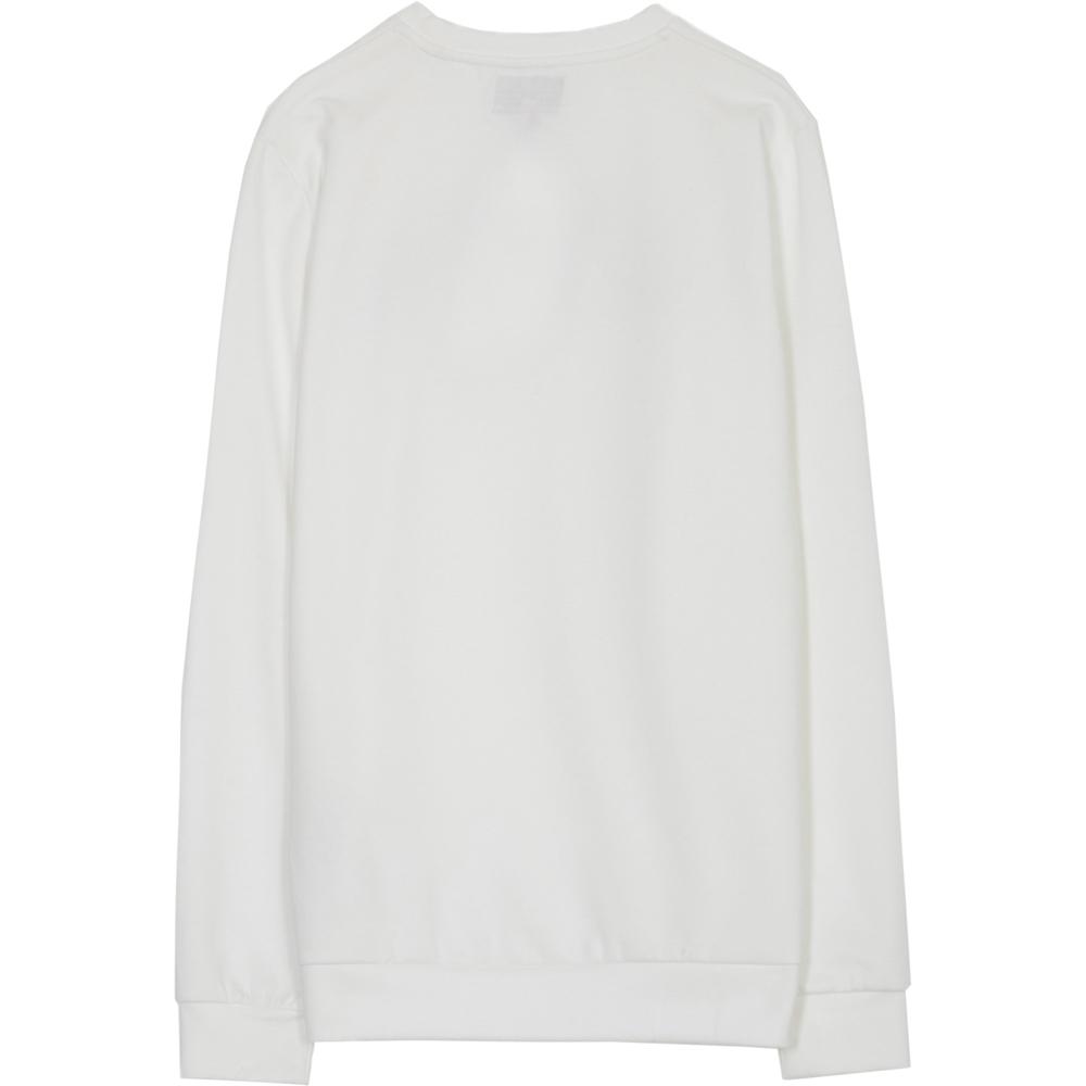 Weißes Sweatshirt mit Universitätslogo