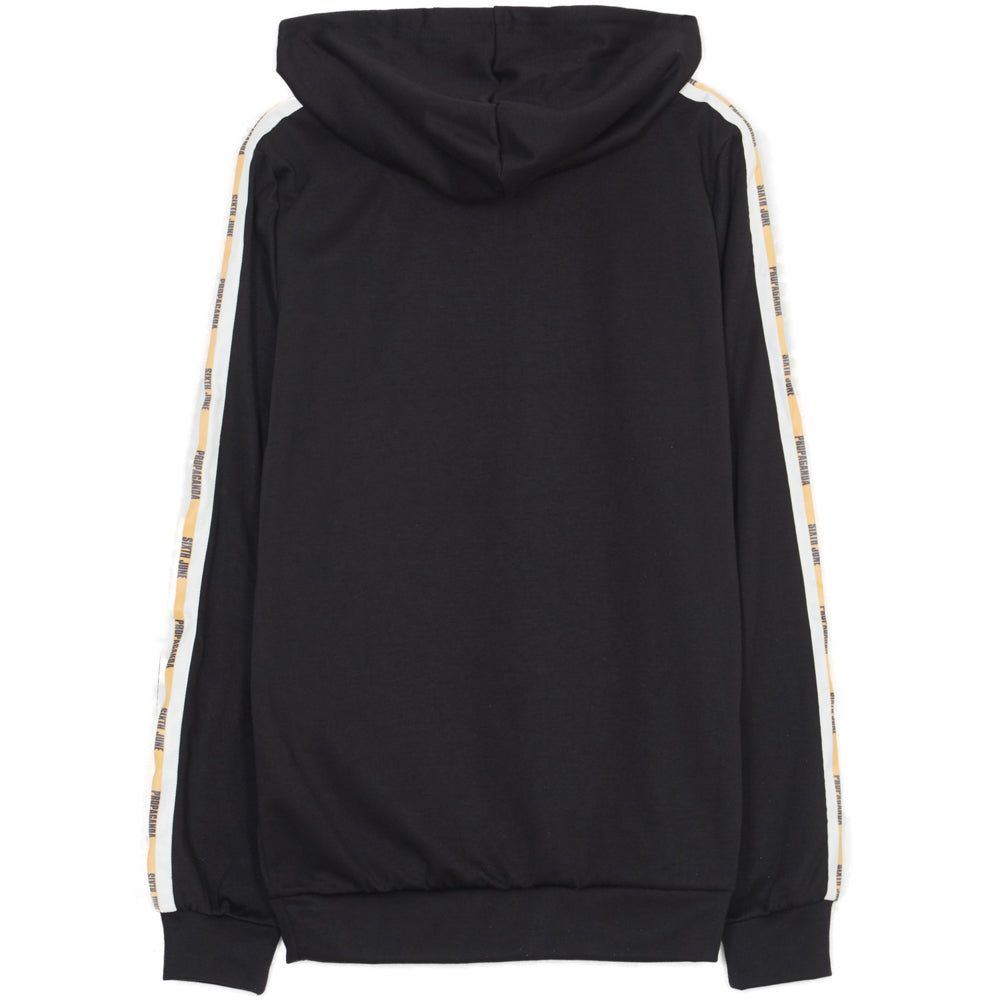 Sixth June - Sweat capuche Propaganda bandes noir