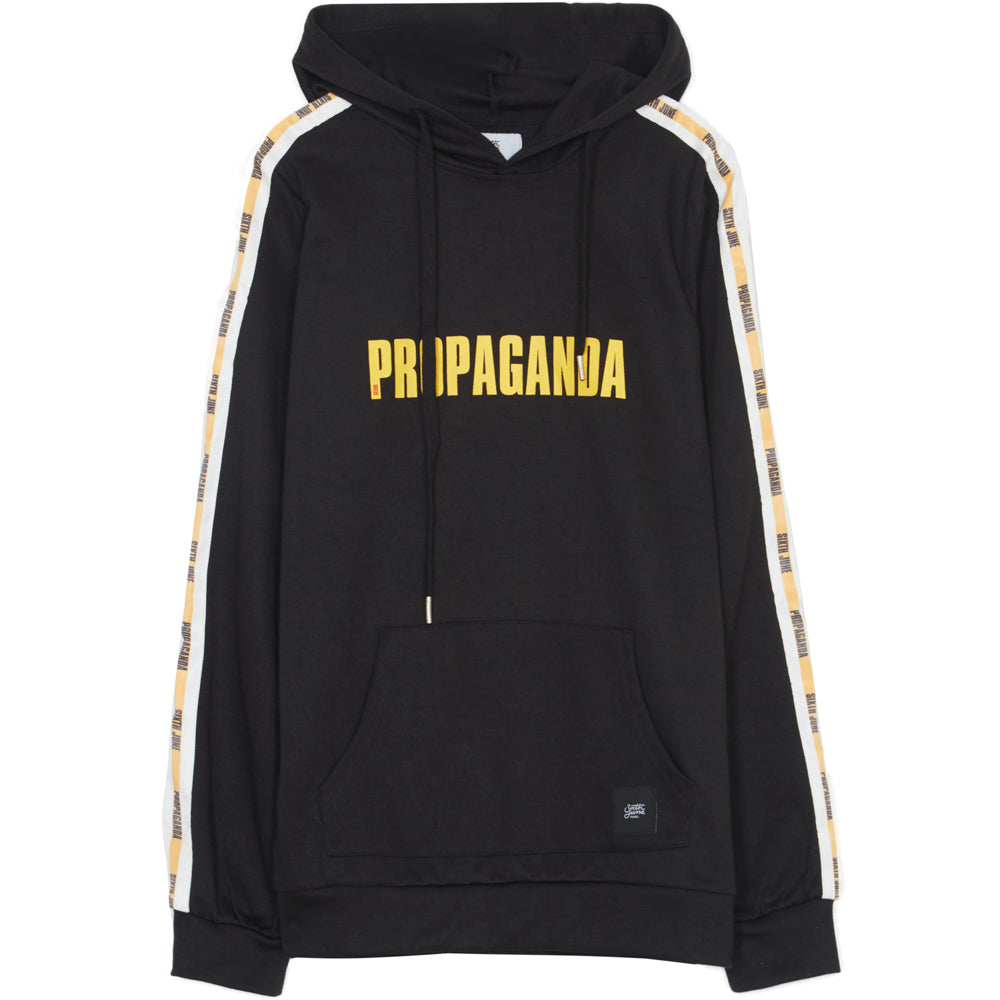 Sixth June - Sweat capuche Propaganda bandes noir