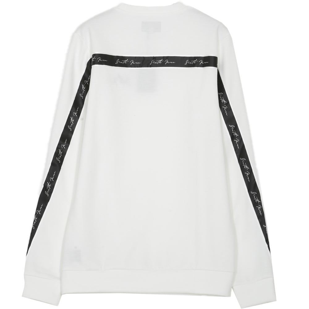 Sixth June - Sweatshirt bande dos blanc