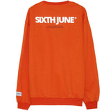 Sixth June - Sweat réfléchissant patch logo orange