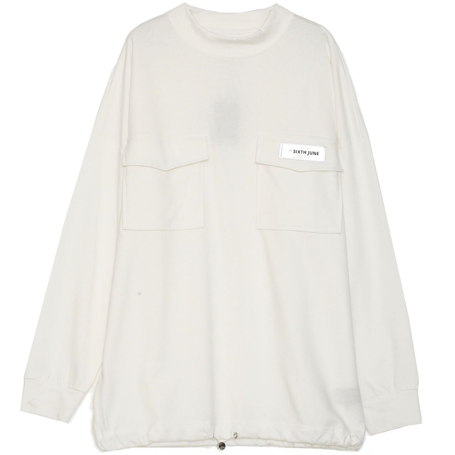 Sixth June - Sweat large élastique blanc cassé