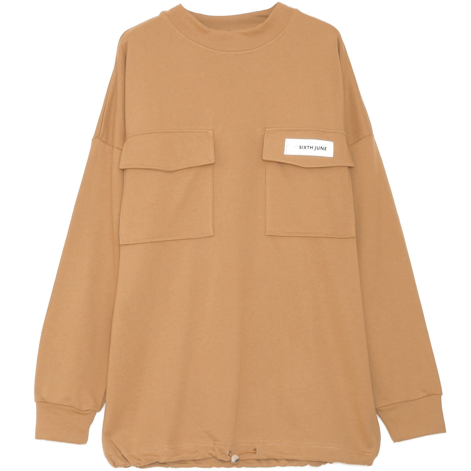 Sixth June - Sweat large élastique marron