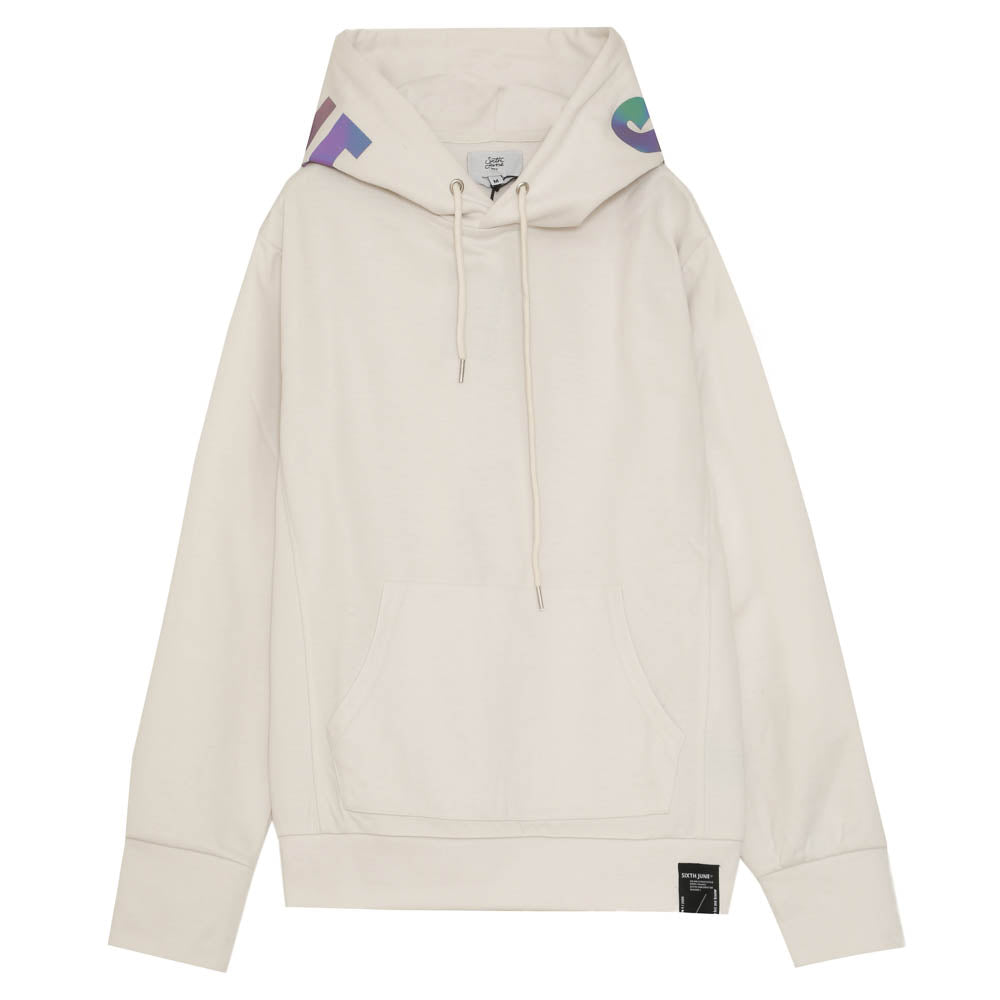 Sixth June - Sweat imprimé pétrole réfléchissant beige