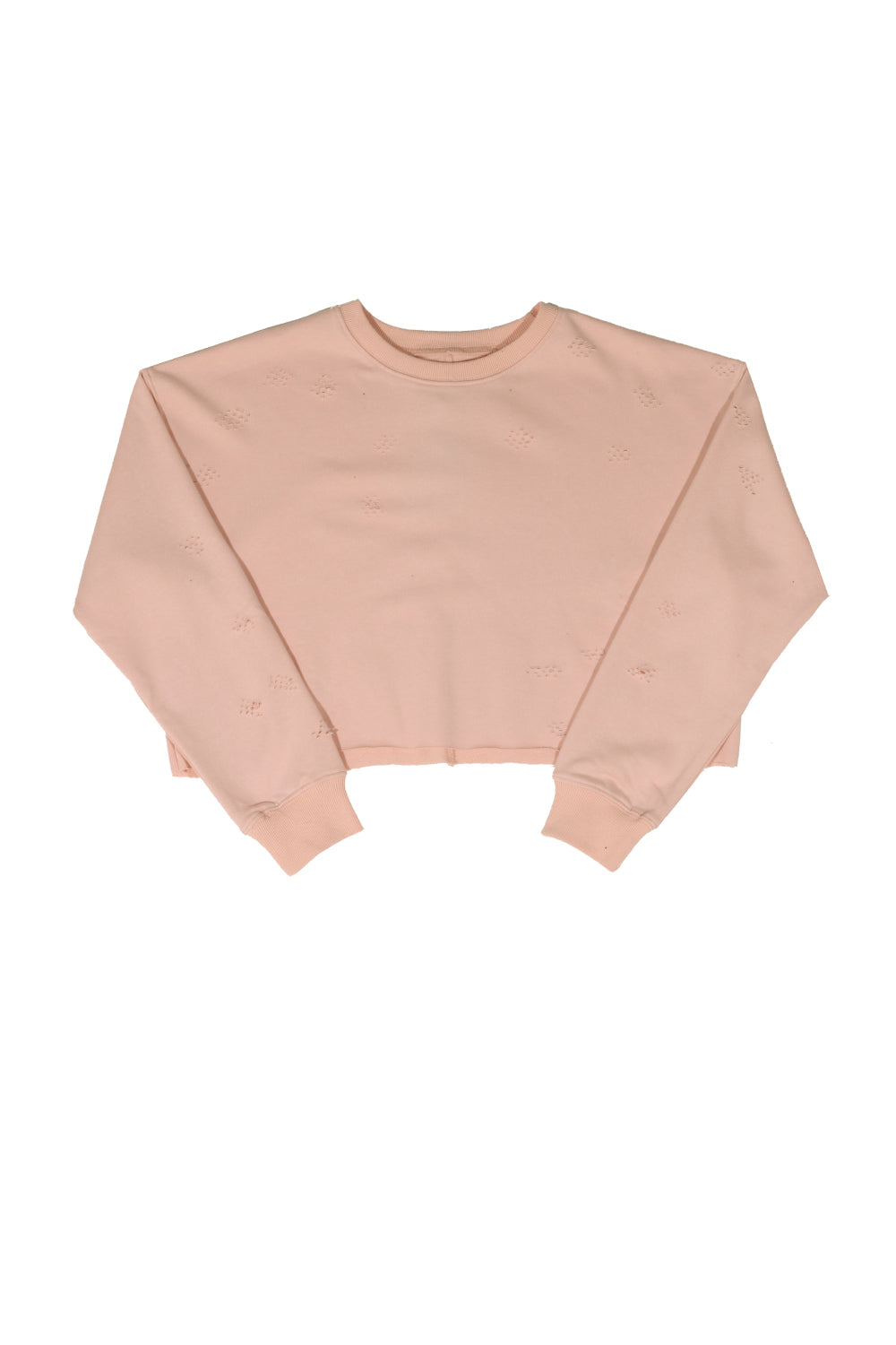 Sixth June - Sweat court oversize Femme destroy rose W2250VSW