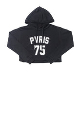Sixth June - Sweatshirt capuche Pvris 75 Femme noir W2374VSW