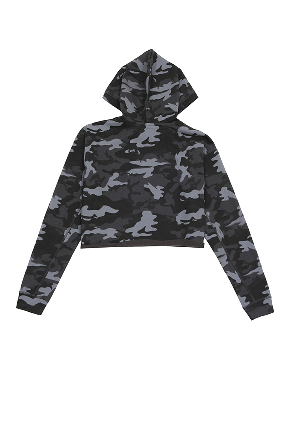Sixth June - Sweat capuche court camouflage Sport noir W2385VSW