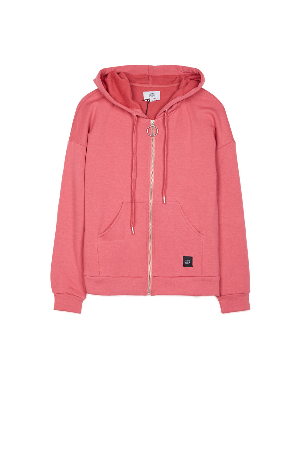 Sixth June - Sweat capuche classique zippé rose