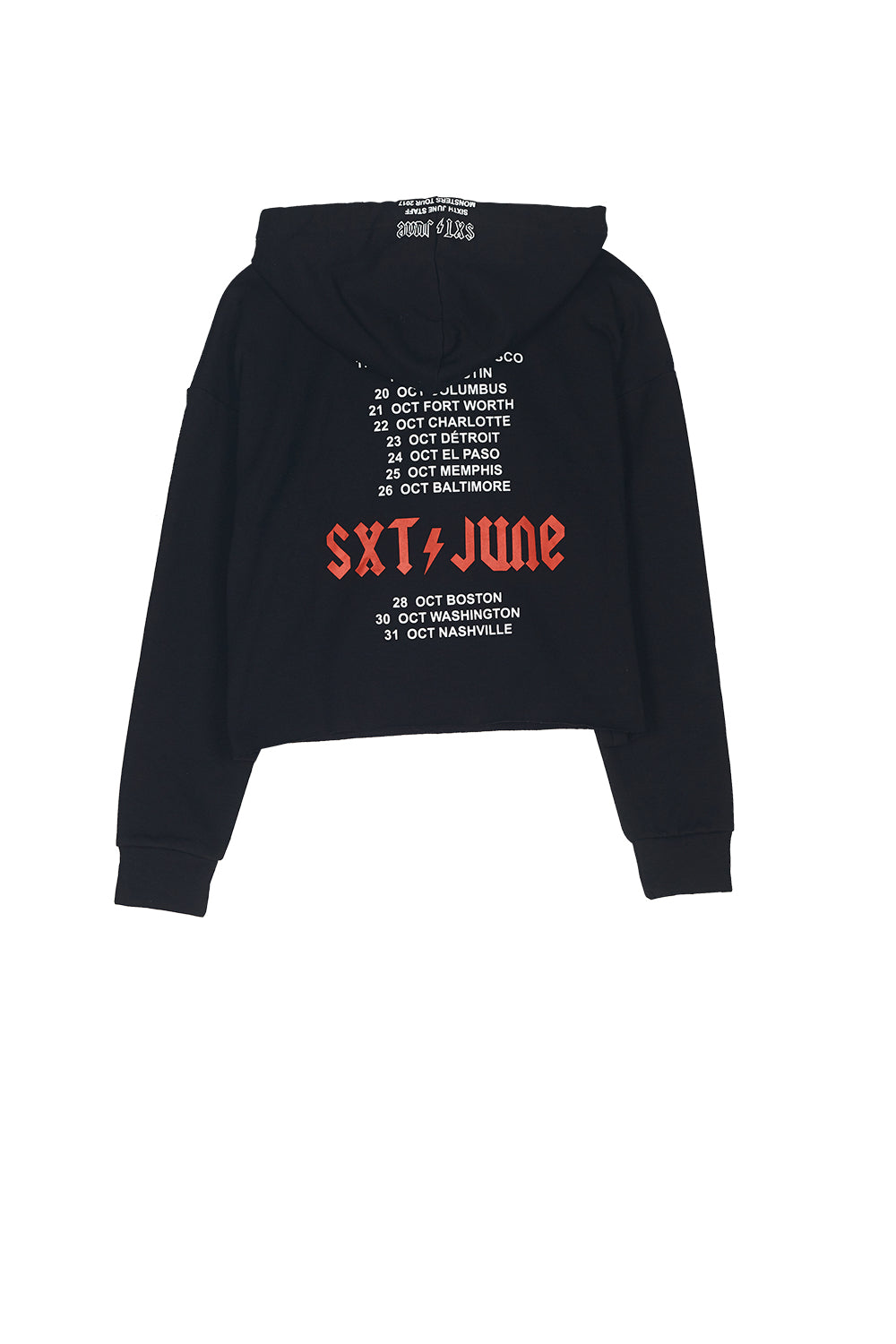 Sixth June - Sweat court Monsters Tour noir