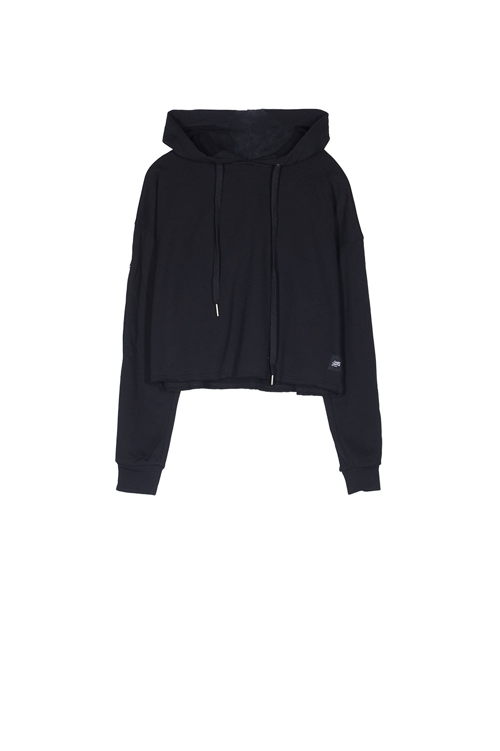 Sixth June - Sweat crop top boutons noir