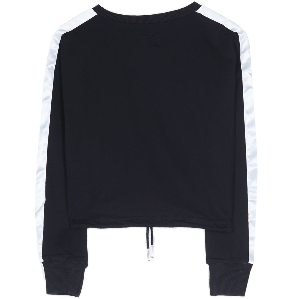 Sixth June - Pull bandes bicolores noir