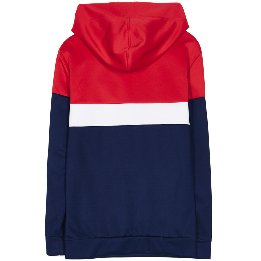 Sixth June - Sweat tricolore bandes texte bleu rouge blanc