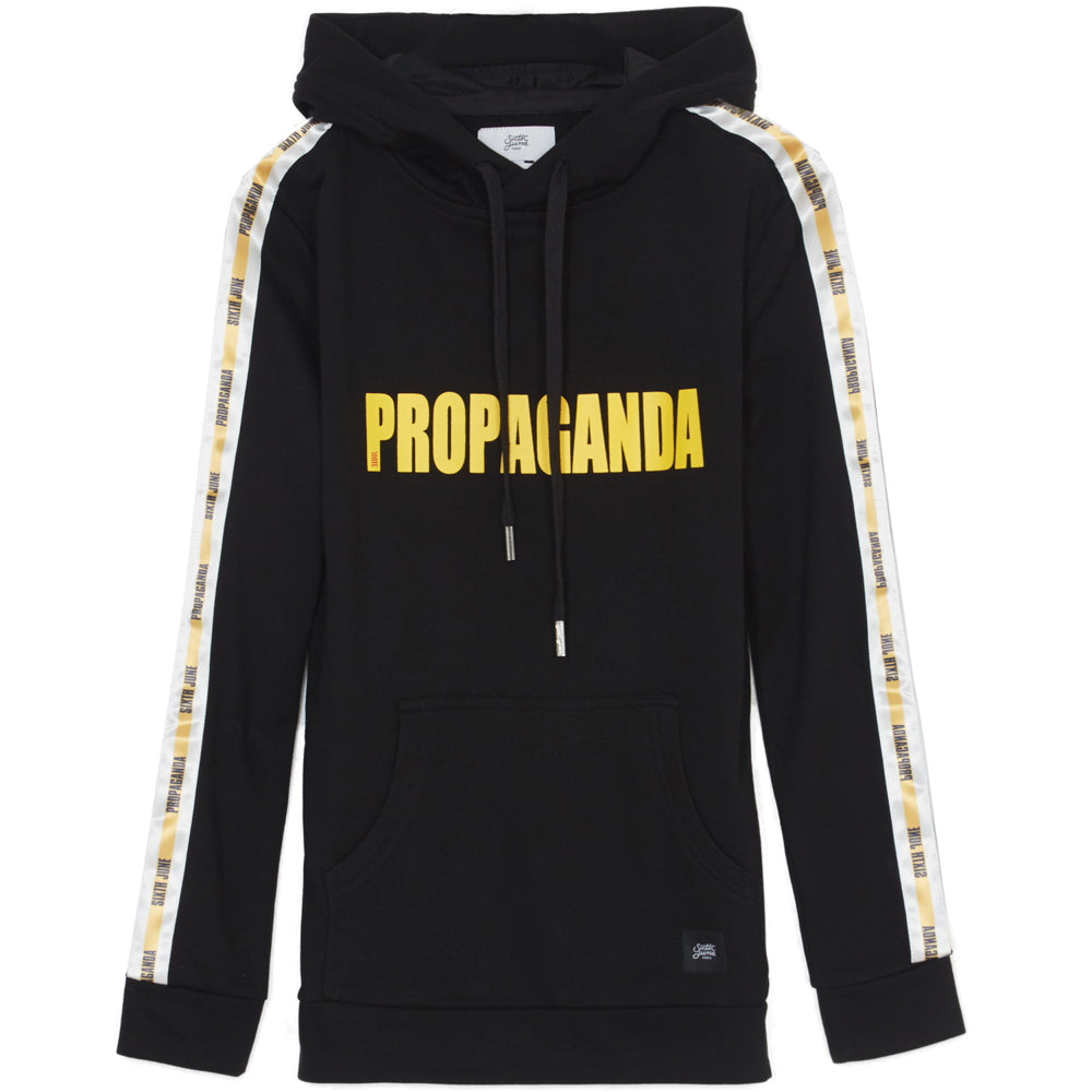 Sixth June - Sweatshirt bandes Propaganda noir
