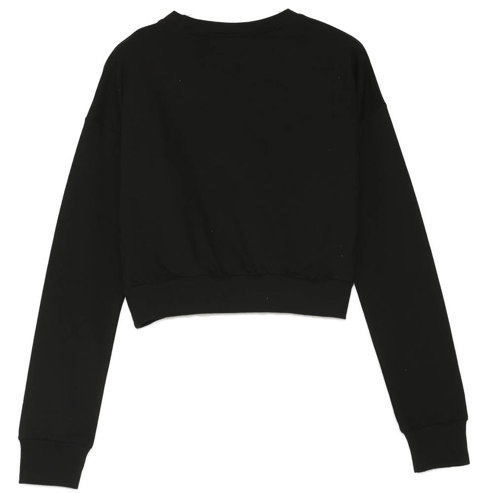 Sixth June - Sweat court imprimé réfléchissant noir