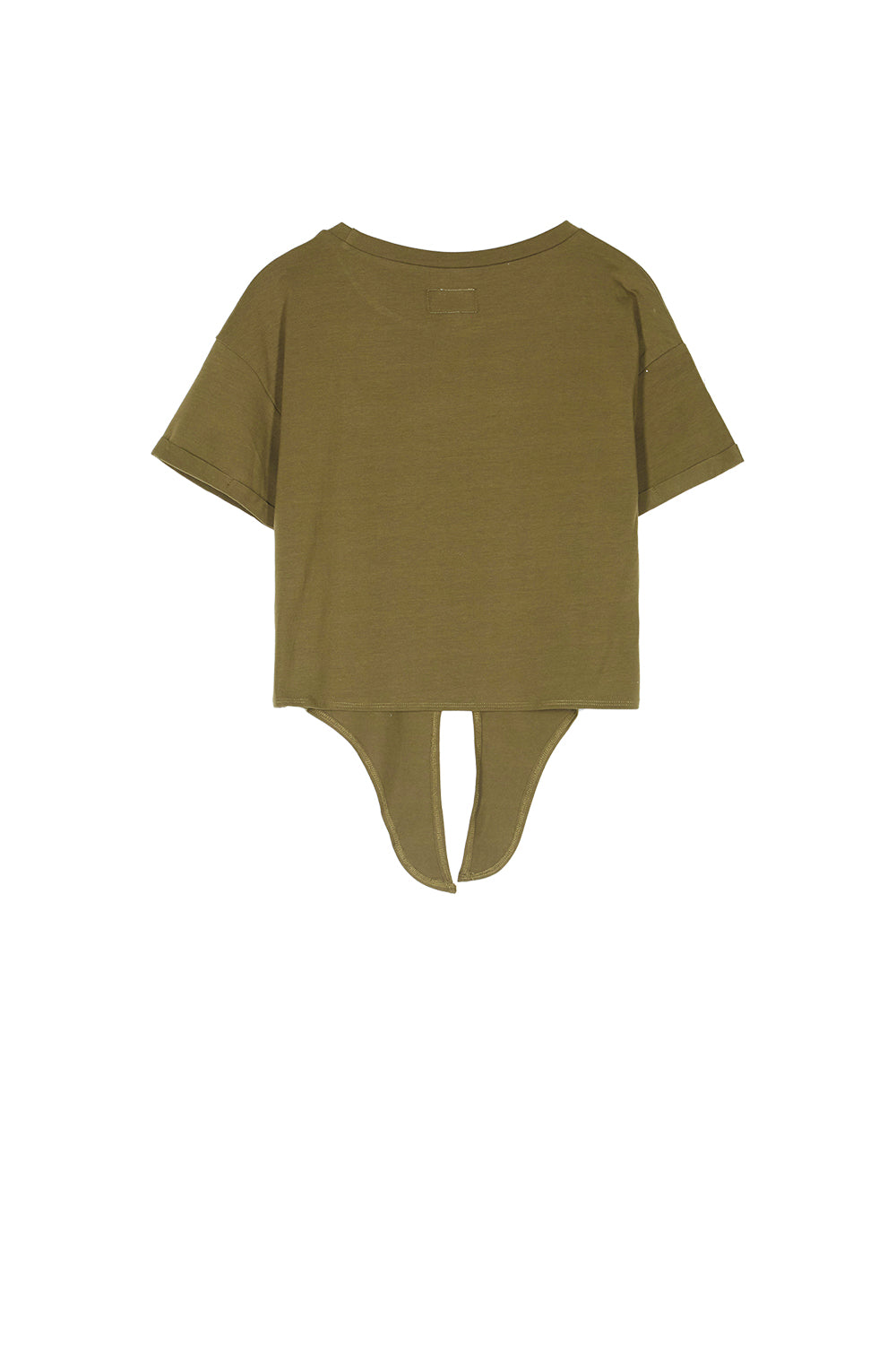 Sixth June - T-shirt patch poitrine à nouer kaki