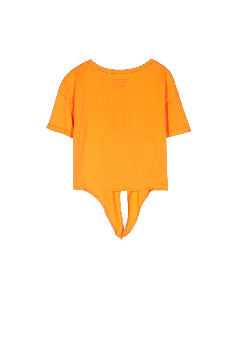 Sixth June - T-shirt patch poitrine à nouer orange