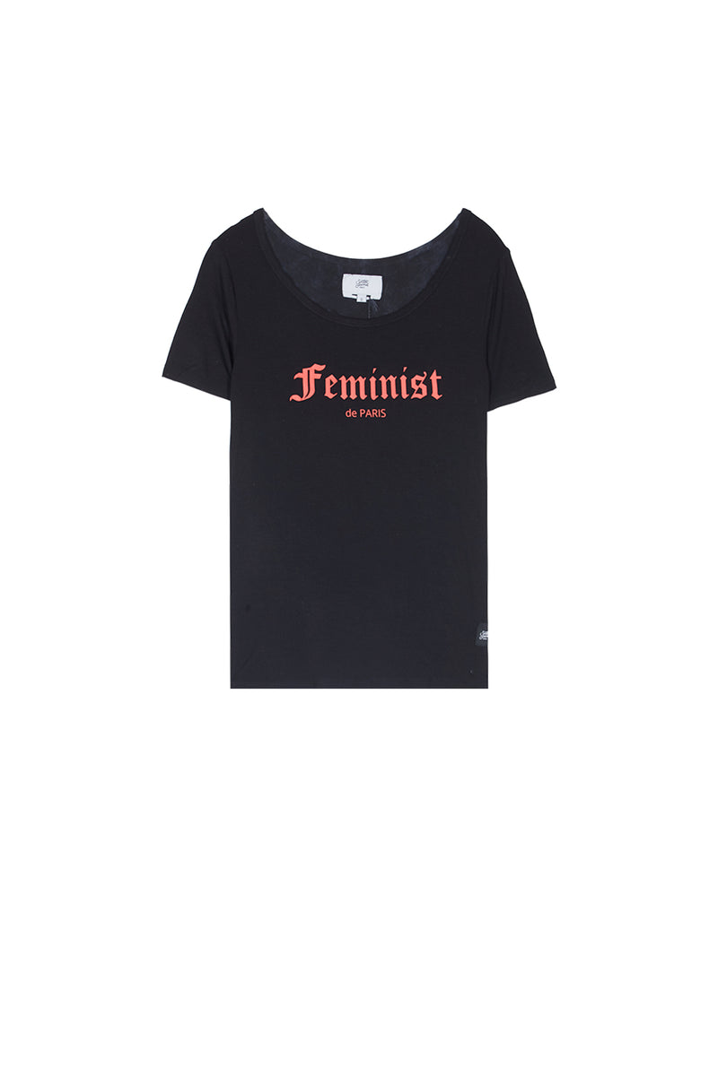 Sixth June - T-shirt Feminist de Paris noir