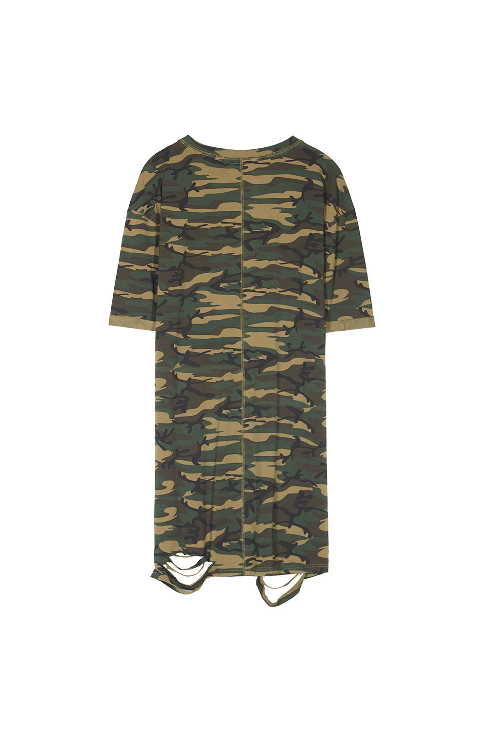 Sixth June - Robe déchirée patch poitrine vert