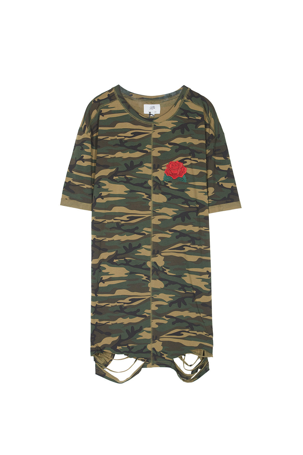 Sixth June - Robe déchirée patch poitrine vert