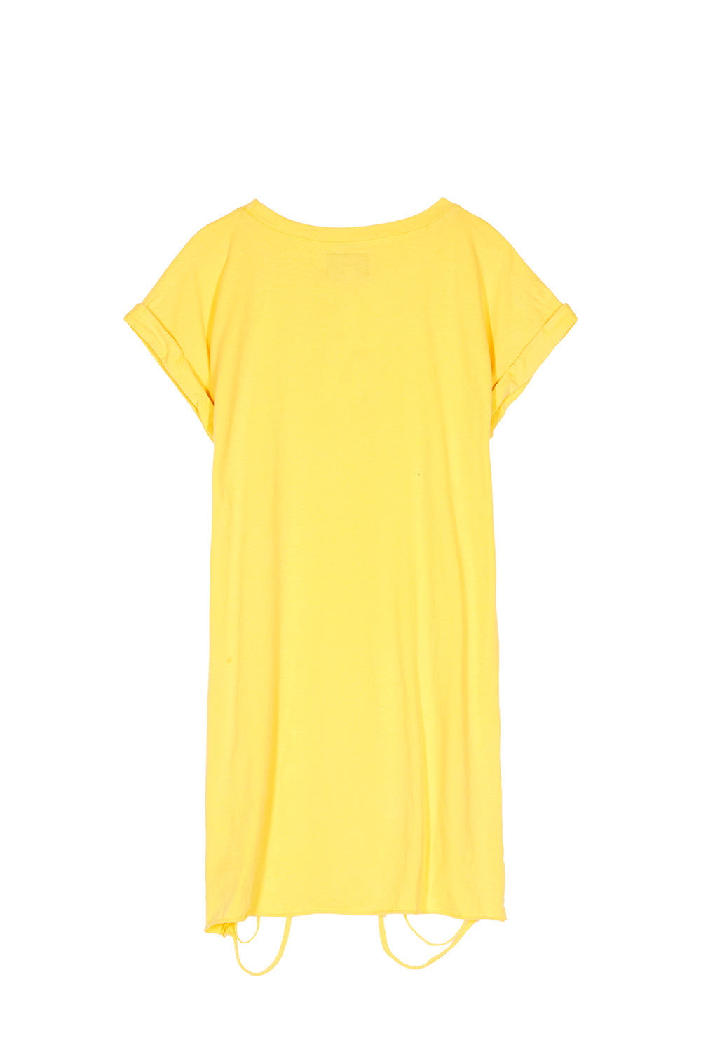 Sixth June - Robe t-shirt anneaux destroy jaune