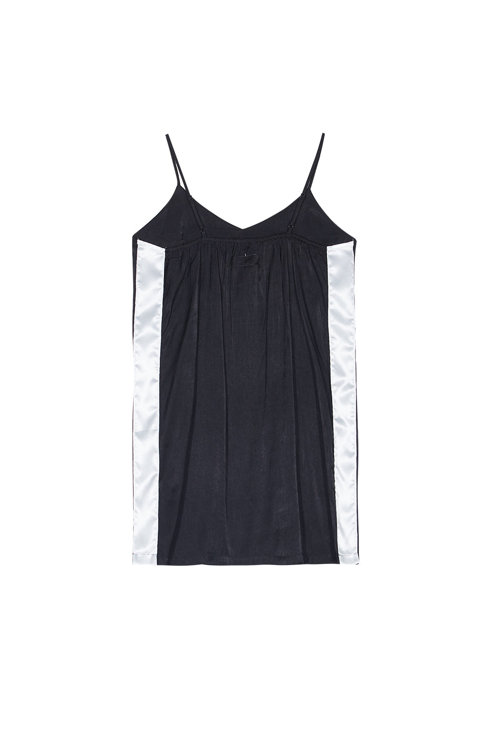 Sixth June - Robe bandes satin noir