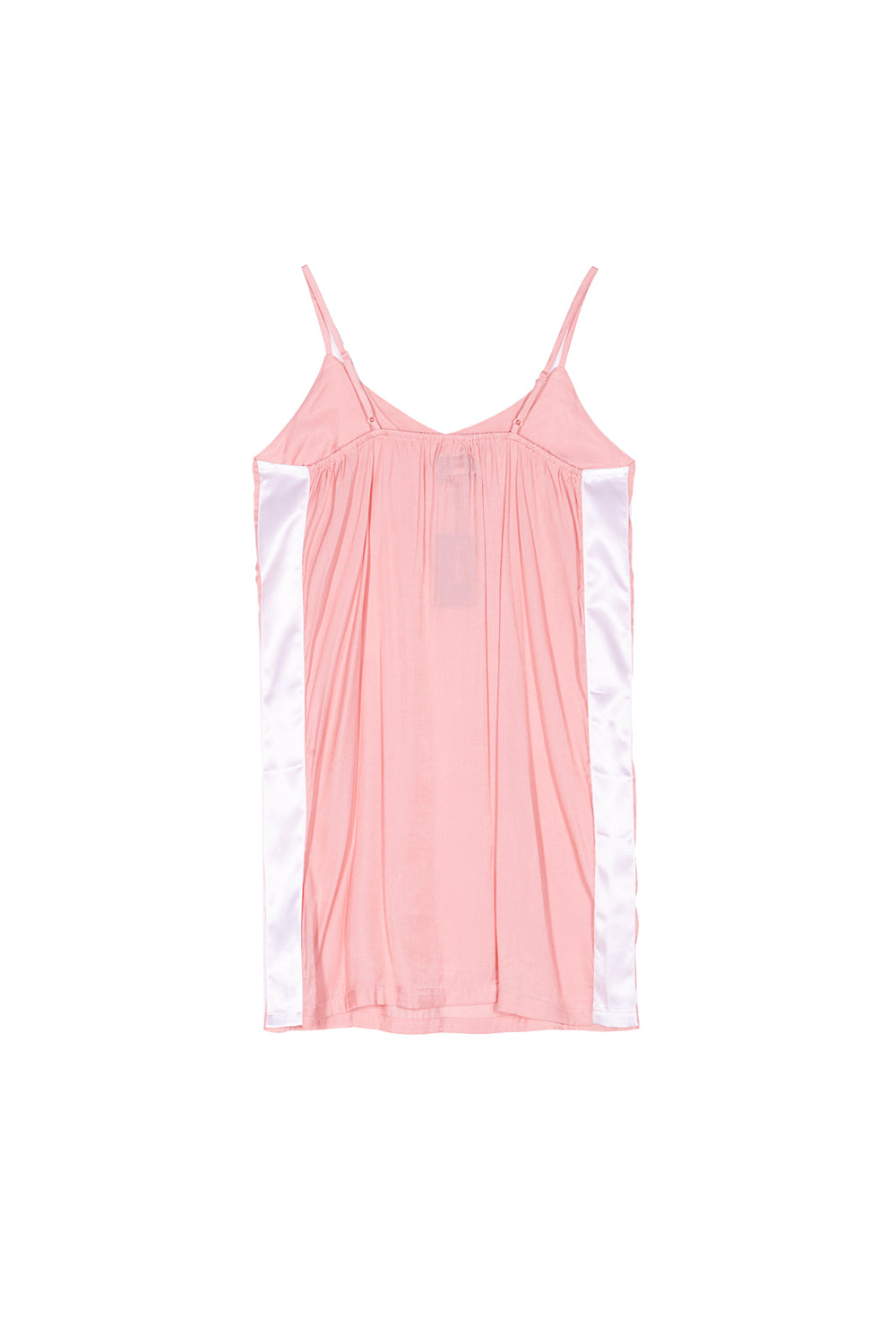 Sixth June - Robe bandes satin rose