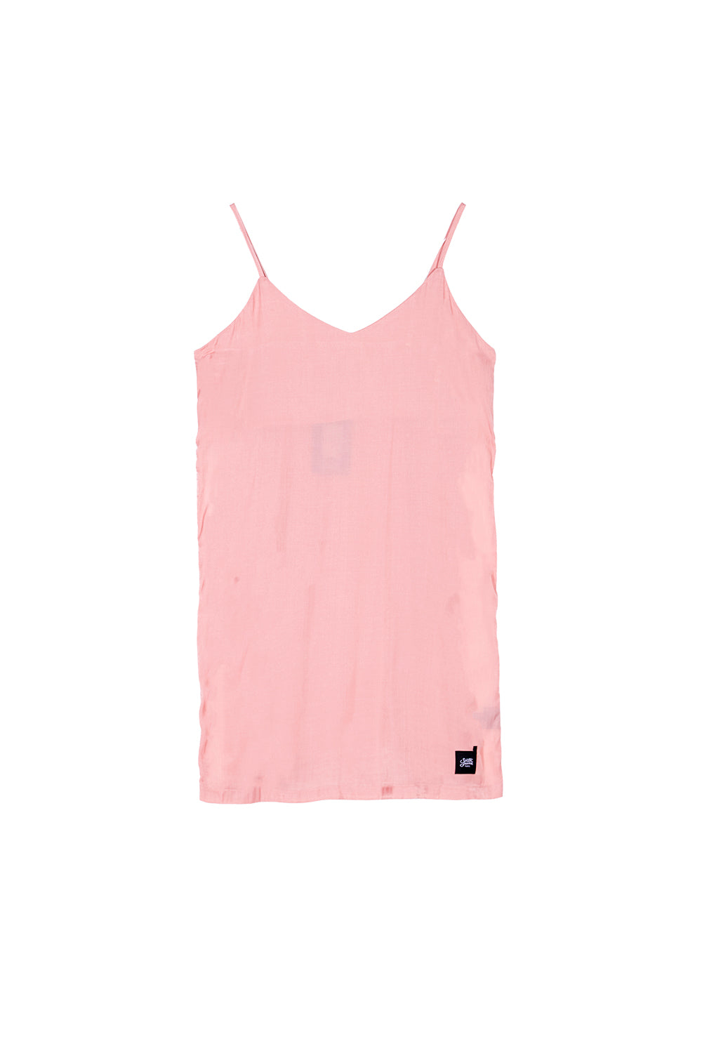 Sixth June - Robe bandes satin rose