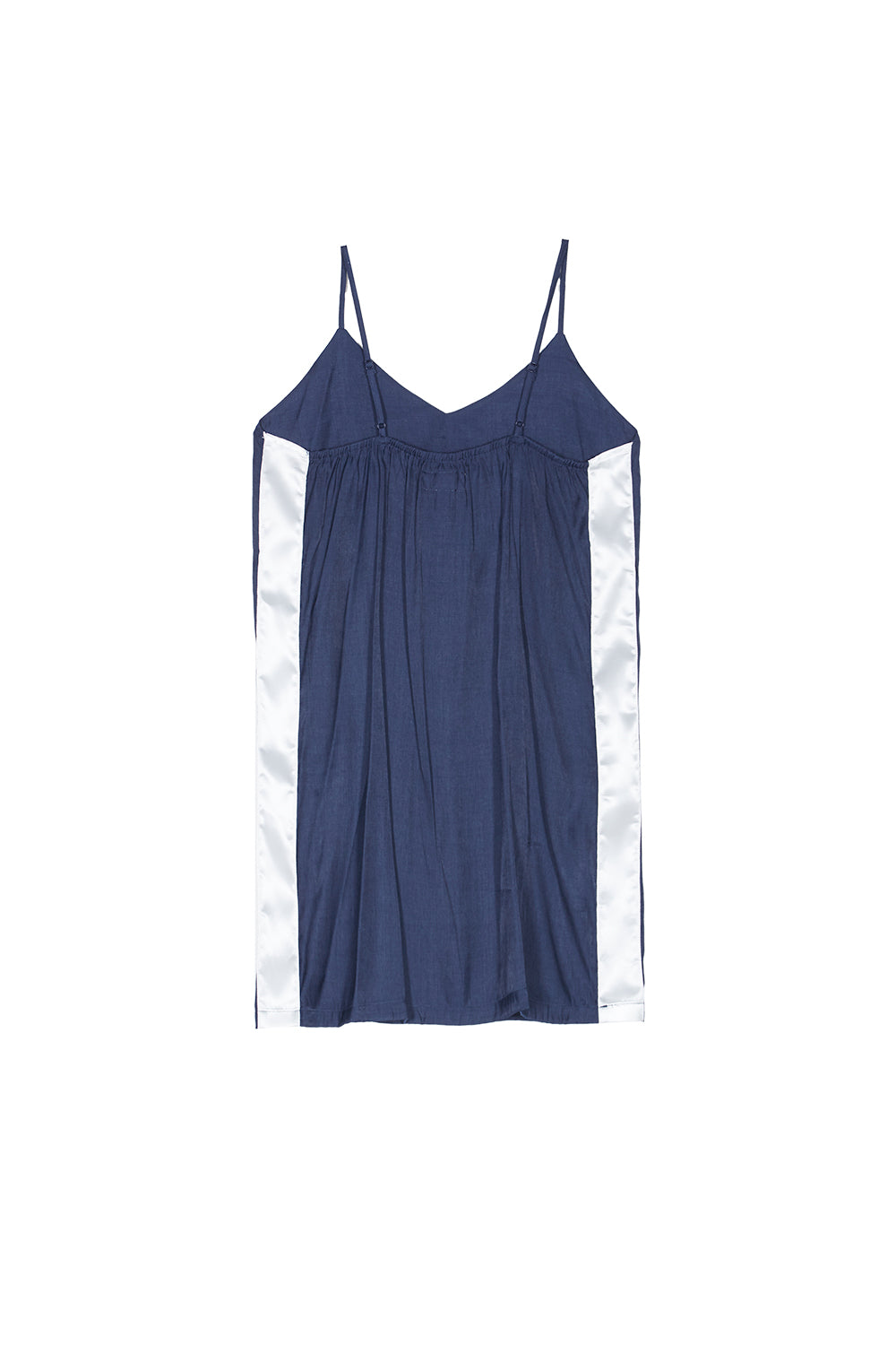 Sixth June - Robe bandes satin bleu