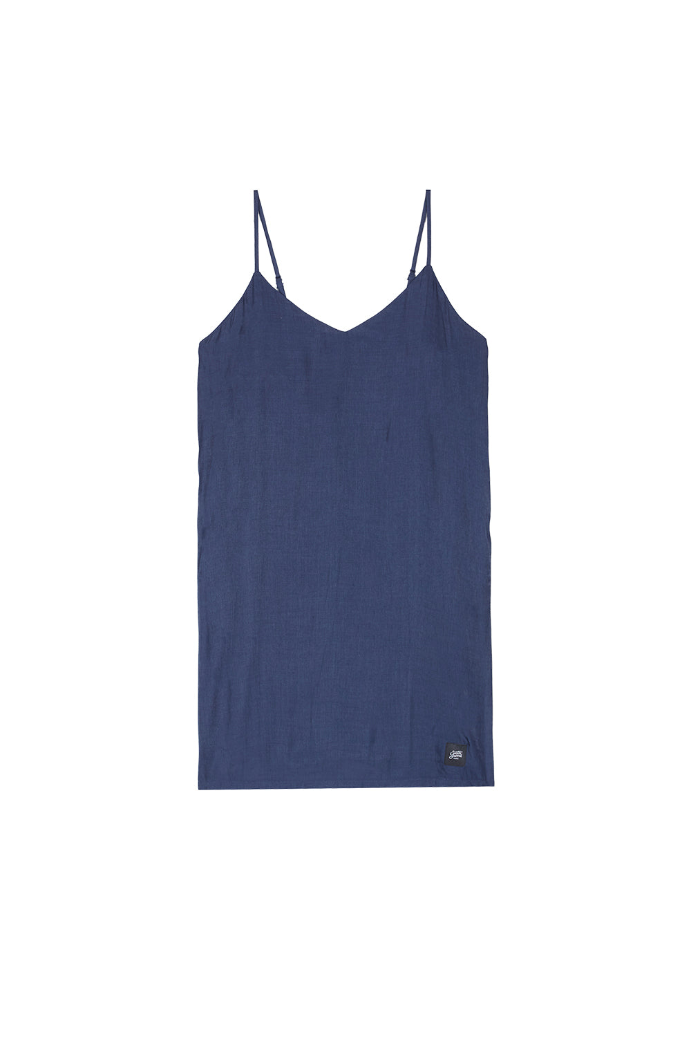 Sixth June - Robe bandes satin bleu