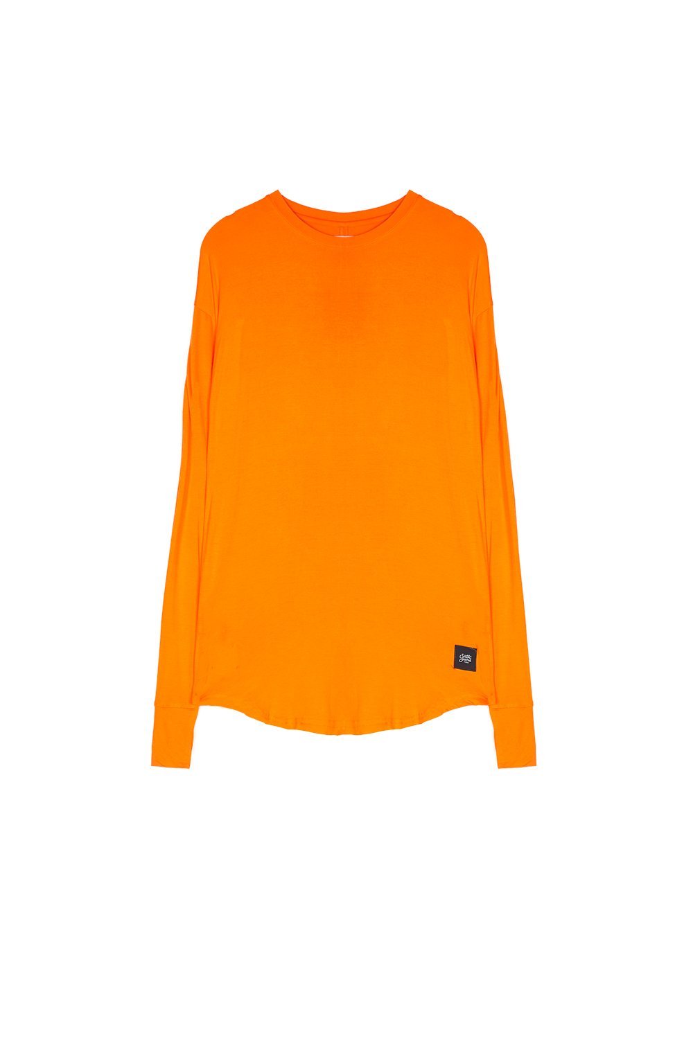 Sixth June - T-shirt manches longues bas arrondi orange