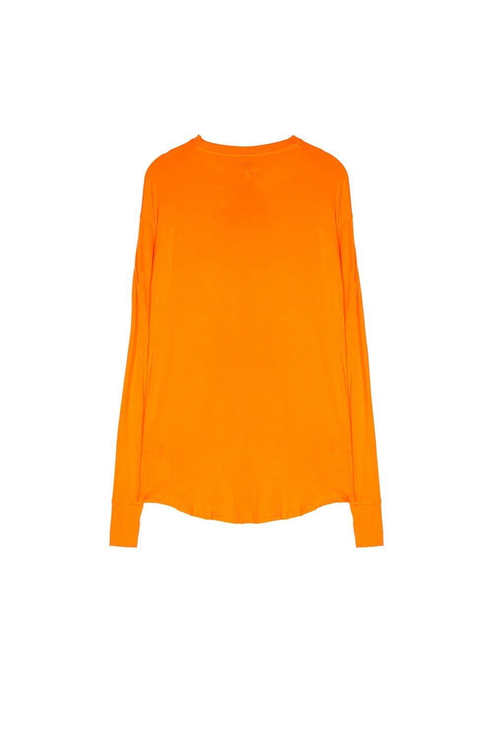 Sixth June - T-shirt manches longues bas arrondi orange
