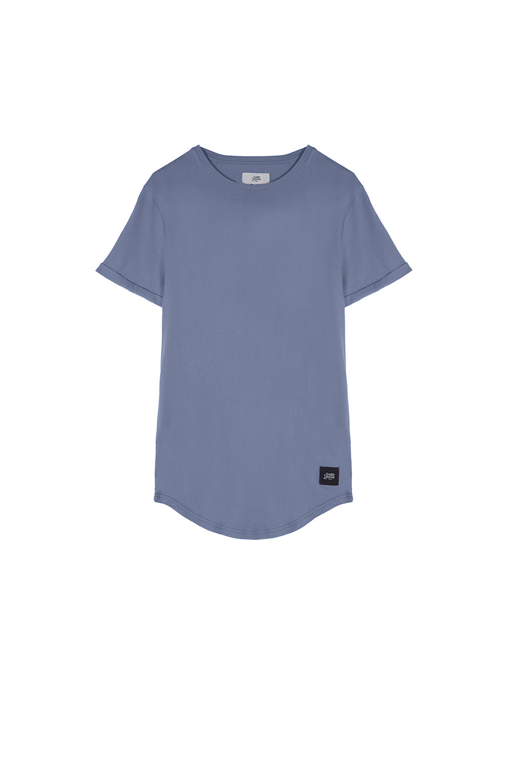 Sixth June - T-shirt bas arrondi bleu foncé