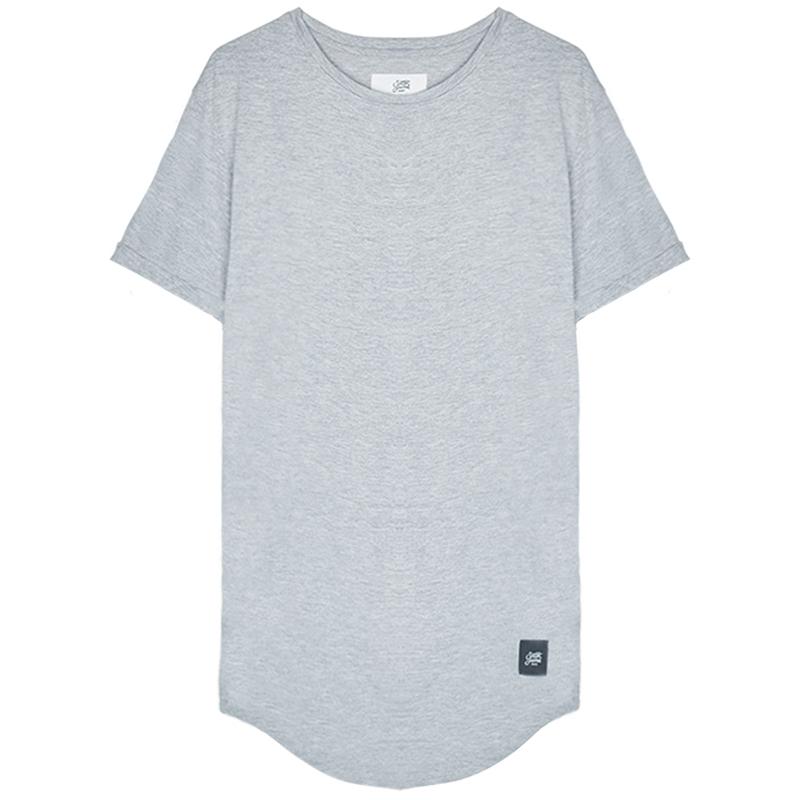 Sixth June - T-shirt bas arrondi Gris clair