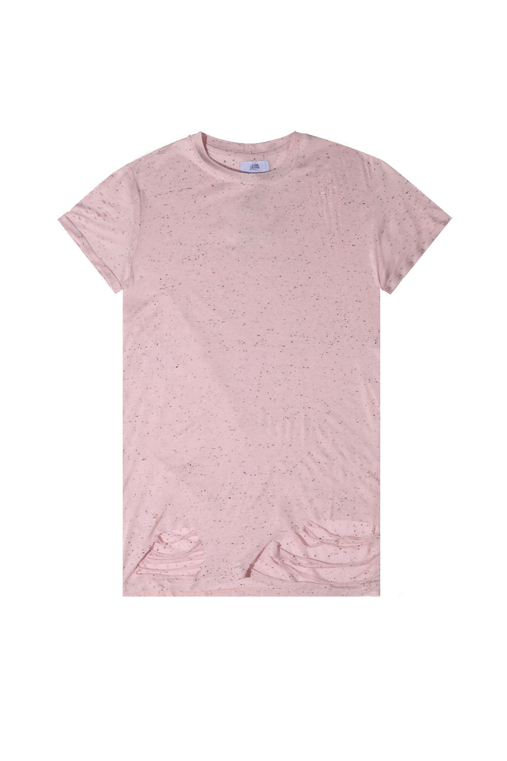 Sixth June - T-shirt oversize moucheté destroy rose M2222VTS