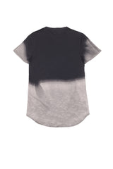 Sixth June - T-shirt bicolore tie and dye noir M2314CTS