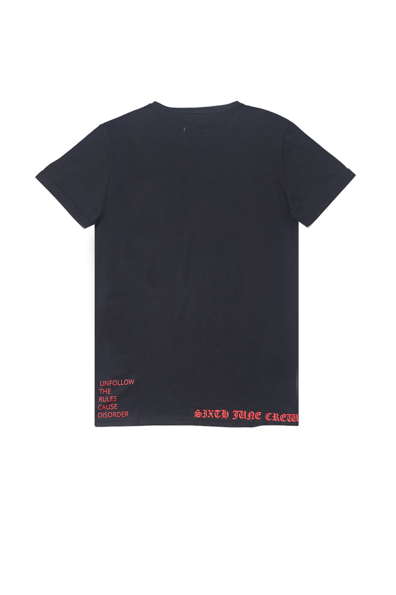Sixth June - T-shirt crew noir M2418VTS