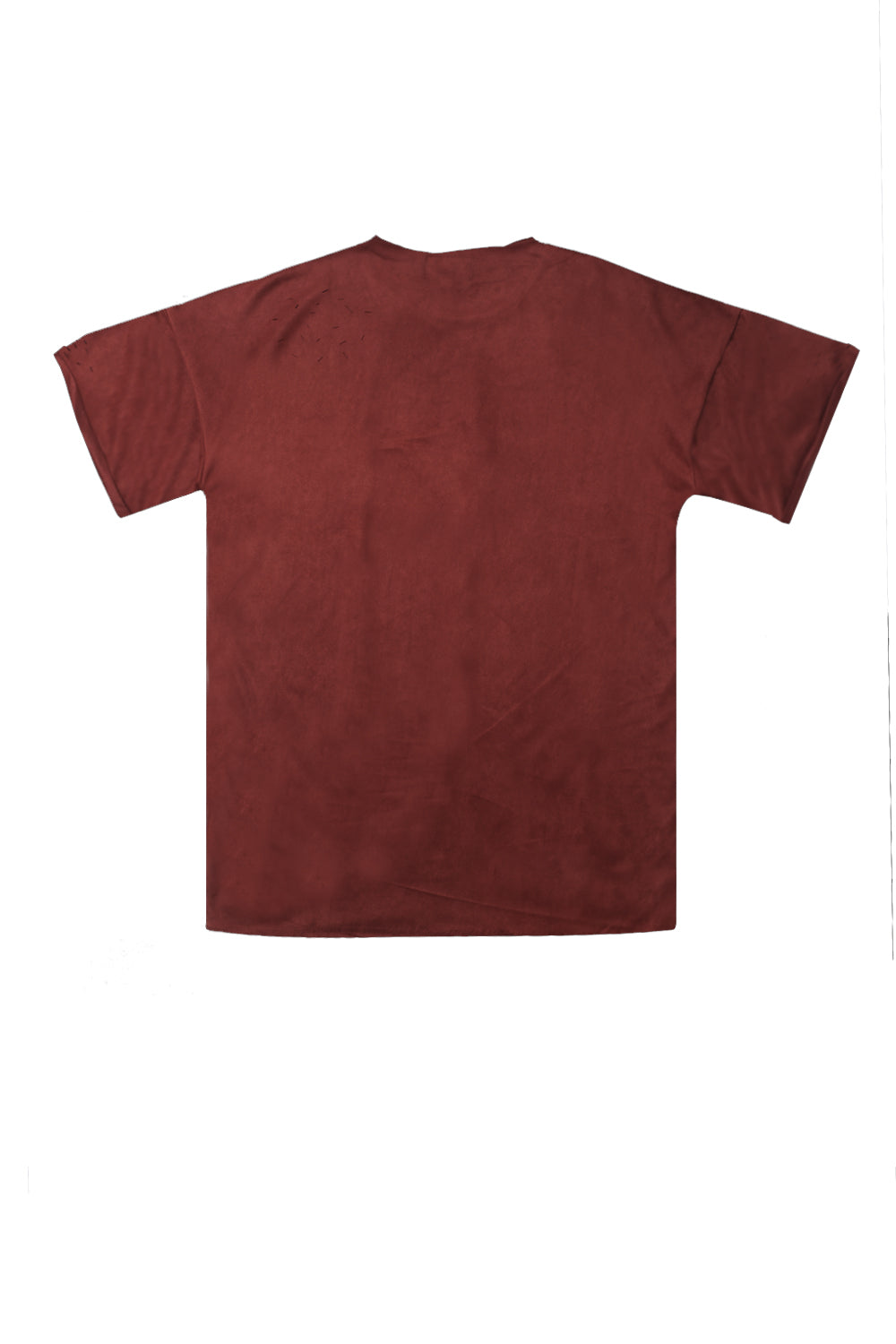 Sixth June - T-shirt suédé destroy marsala M2436VTS