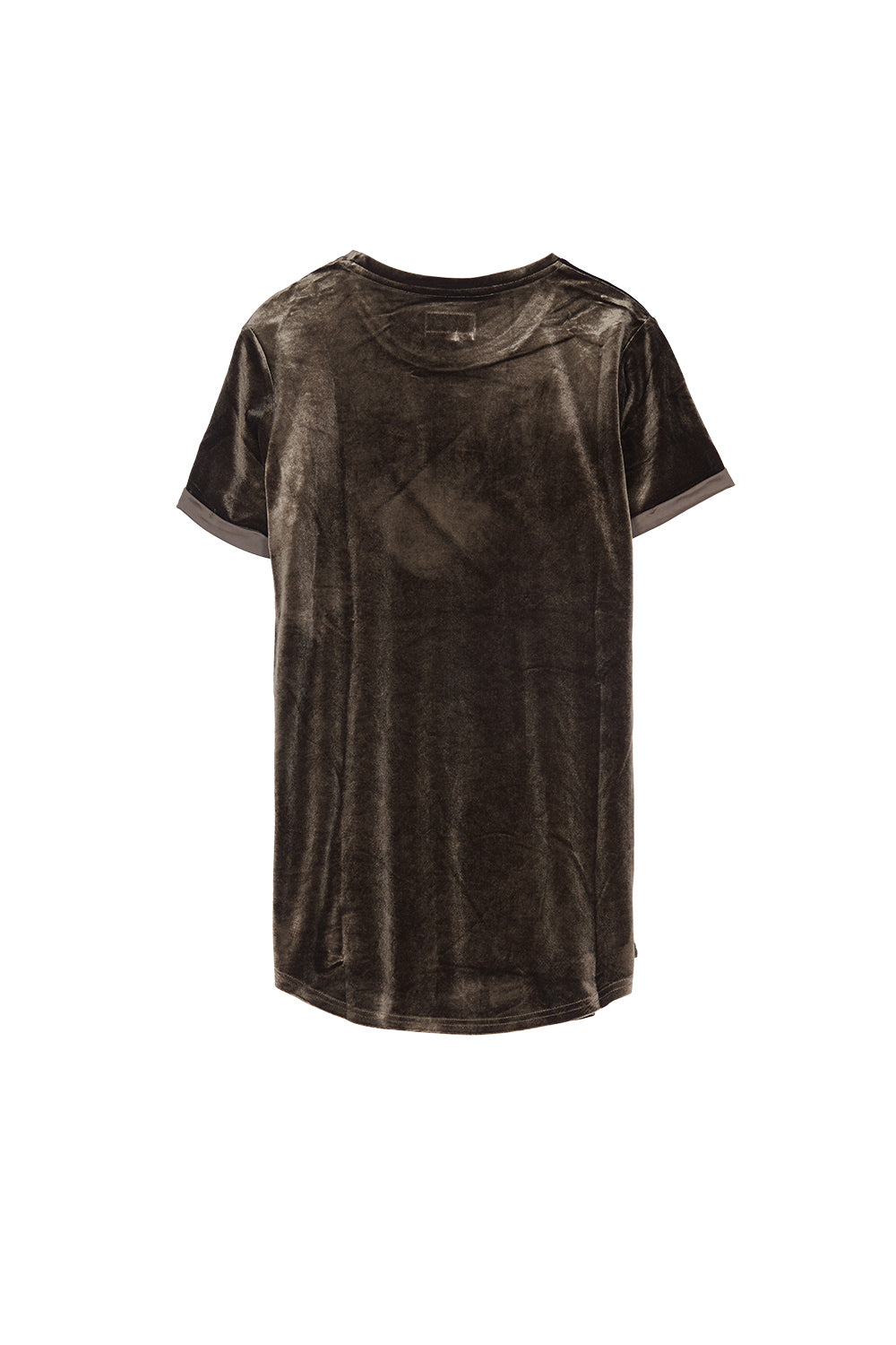 Sixth June - T-shirt tissu velours long kaki