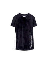 Sixth June - T-shirt velours logo racing noir